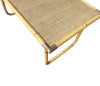 Mid Century Bamboo Coffee Table by Dal Vera, folding coffee table with brass corners