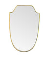Mid Century mirror Italian shield 1950s