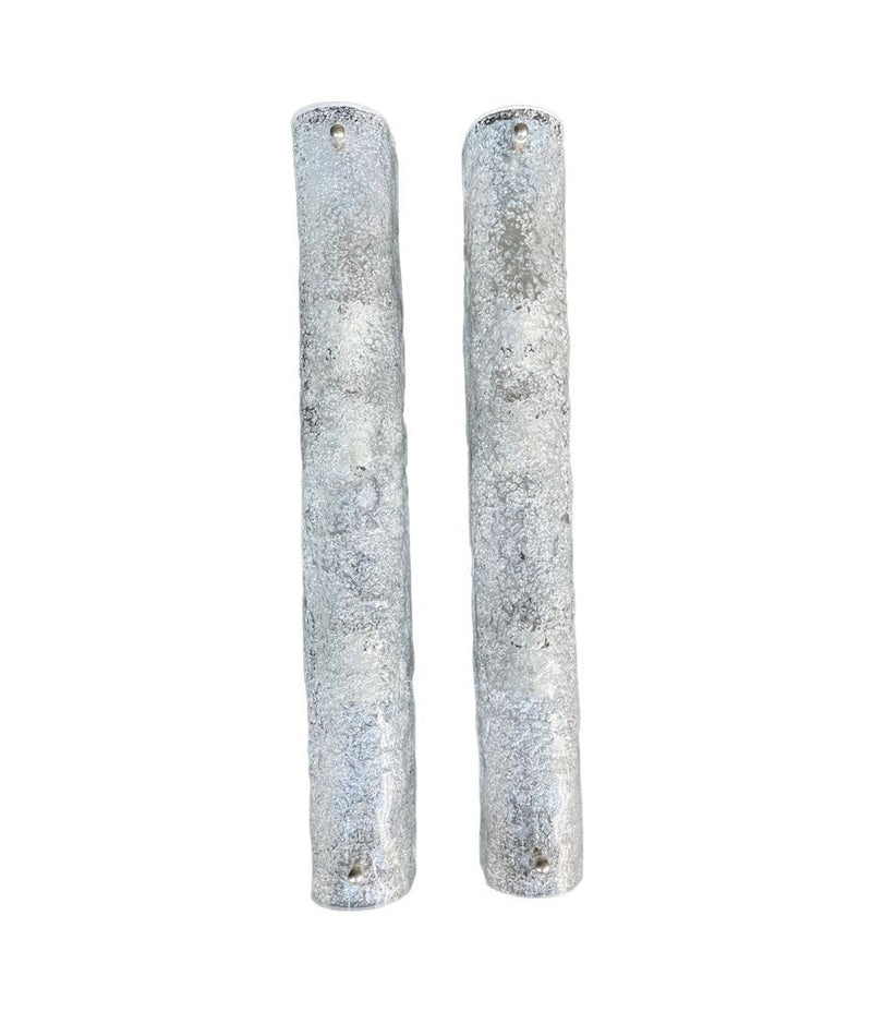 Pair of Hillebrand ice light wall sconces - Mid Century Lighting - Ed Butcher Antiques Shop London