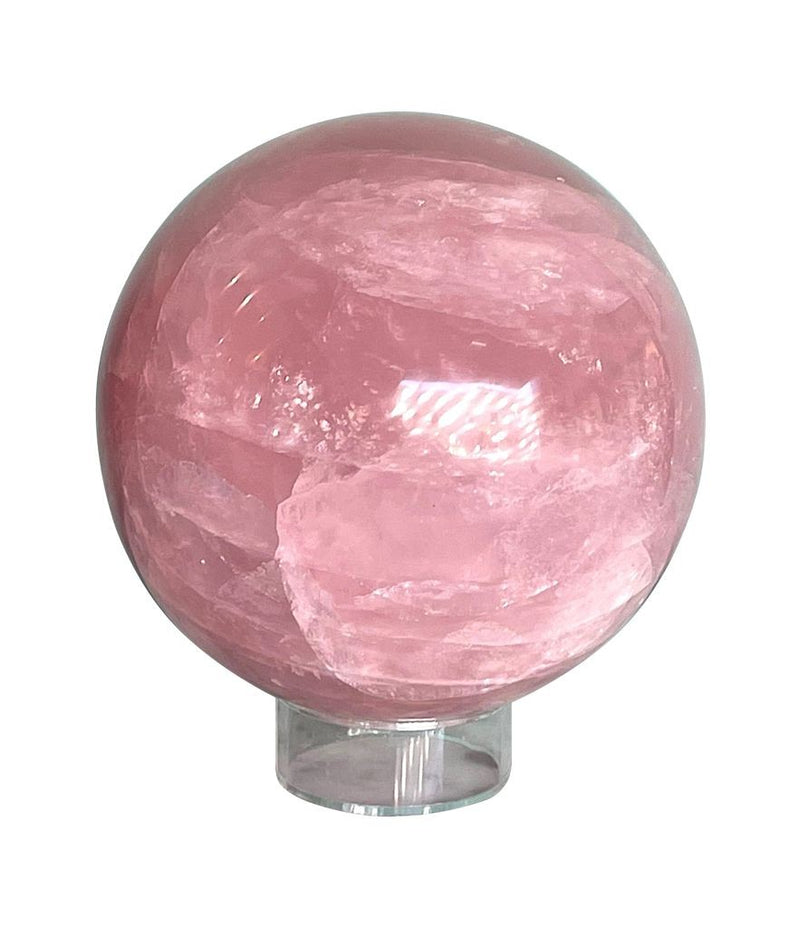 Vintage Rose Quartz Sphere from Madagascar - Venusrox - Ed Butcher Antiques Shop London