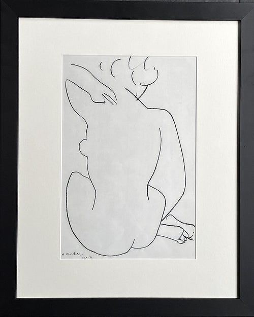 Henri Matisse Nude Original Lithograph Printed in 1954 by Mourlot Freres presses, Paris - Ed Butcher Antiques Shop London