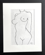 Henri Matisse Nude 1949 Original lithograph printed in 1954 by the renowned Mourlot Freres, Paris - Ed Butcher Antiques Shop London