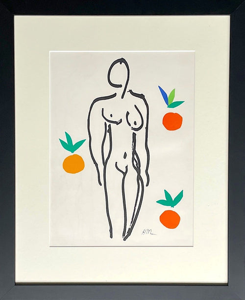 Henri Matisse "Nu aux Oranges" Orignal lithograph, printed in 1954 by the renowned Mourlot Freres, Paris - Ed Butcher Antiques Shop London