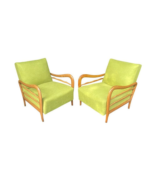 Mid Century Italian Cherrywood chairs - Paolo Buffa - Mid Century Chair - Mid Century Furniture