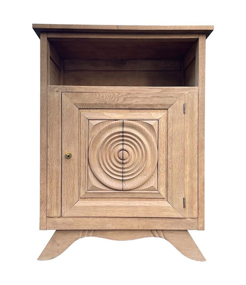 Art Deco Oak Bleached Cabinet - Antique Furniture - Art Deco Furniture - Ed Butcher Antiques Shop London