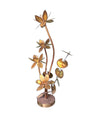 Mid Century floor lamp brass flowers in the style of Maison Jansen - Mid Century Lighting - 70s floor lamp 