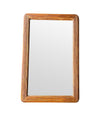 A large landscape or portrait 1970s bamboo mirror