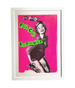 Sex Pistols Silk Screen print poster Fuck Forever by Jamie Reid - Ed Butcher Antiques Shop London