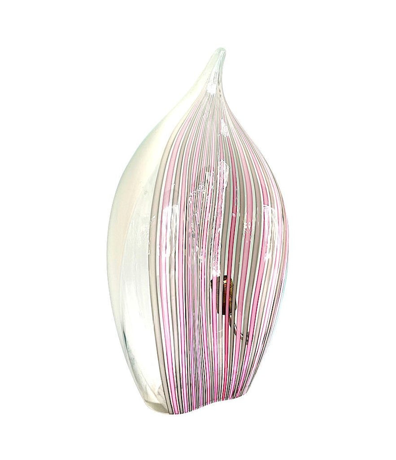 A rare Murano glass tear drop shaped, sculptural lamp by glass "Maestro" Lino Tagliapietra for La Murrina