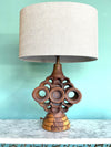Mid Century Table lamp studio pottery by Bernard Rooke - Mid Century Lighting 