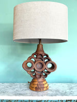 Mid Century Table lamp studio pottery by Bernard Rooke - Mid Century Lighting 
