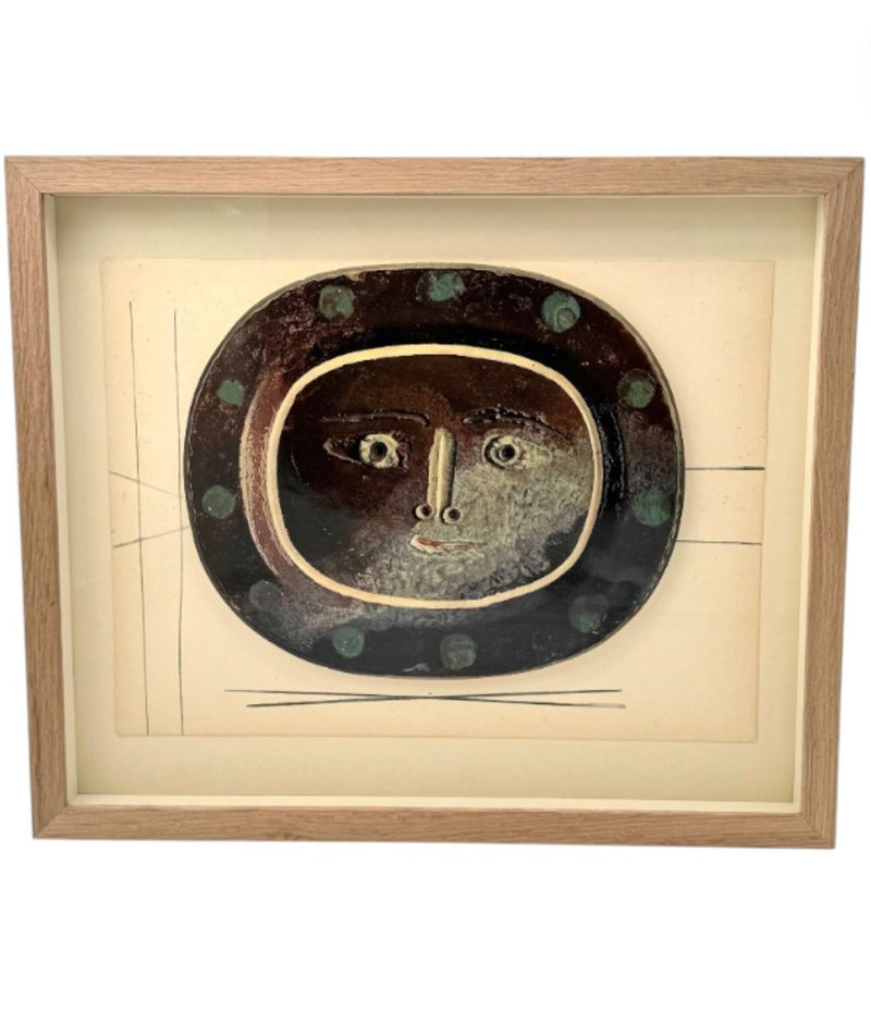 A 1948 framed lithographic plate from the limited edition