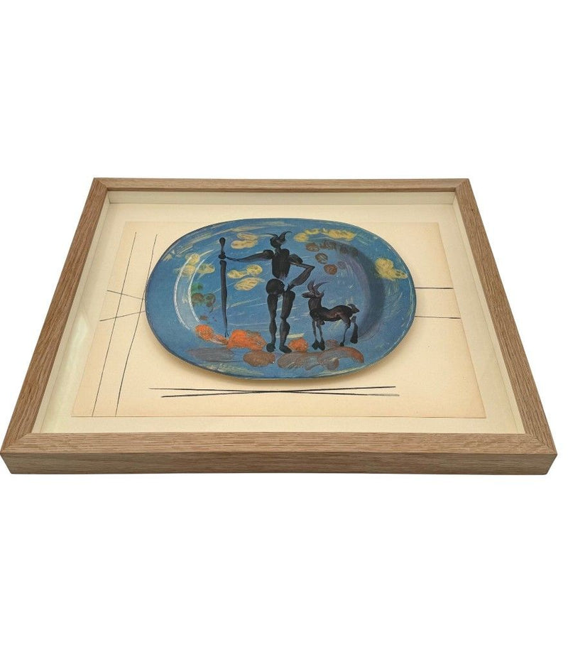 A framed lithographic plate from the 1948 Swedish, limited edition