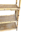 Mid Century Italian Bamboo and Rattan Shelves with Curved Tops - Mid Century Furniture - Ed Butcher Antiques Shop London