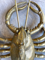 Mid Century Brass Lobster sculpture - Ed Butcher Antiques Shop London