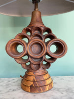 Mid Century Table lamp studio pottery by Bernard Rooke - Mid Century Lighting 