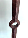 Mid century floor lamp Spanish wrought iron with bespoke linen shade - Mid Century Lighting
