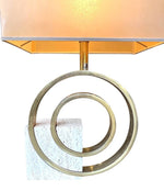 Mid Century Travertine lamp by Giovanni Banci - Mid Century lighting