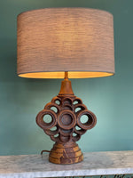 Mid Century Table lamp studio pottery by Bernard Rooke - Mid Century Lighting 