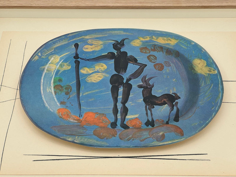 A framed lithographic plate from the 1948 Swedish, limited edition