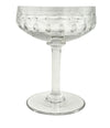 A set of six 1940s Val Saint Lambert "Cordoba" crystal cocktail / champagne coupes