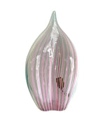 A rare Murano glass tear drop shaped, sculptural lamp by glass "Maestro" Lino Tagliapietra for La Murrina