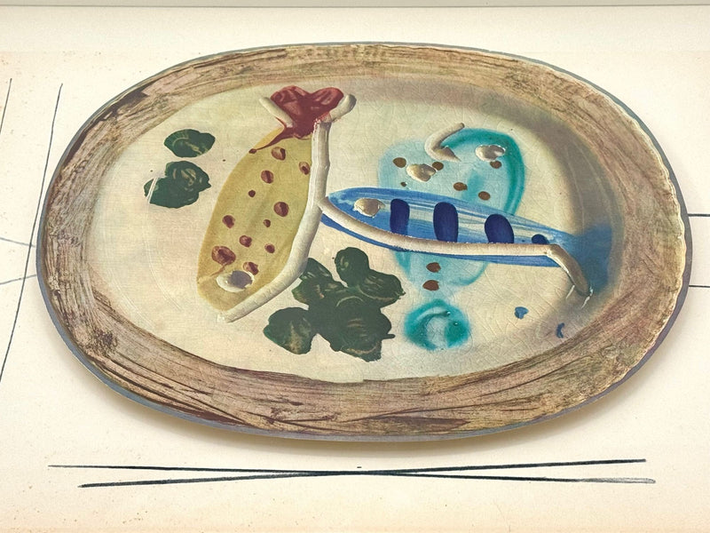 A framed lithographic plate from the 1948 Swedish, limited edition