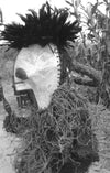 Female Songye Kifwebe Hand Carved Ceremonial Mask