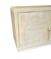 An Italian 1970s pencil reed bamboo, two doors, cabinet by Vivai Del Sud