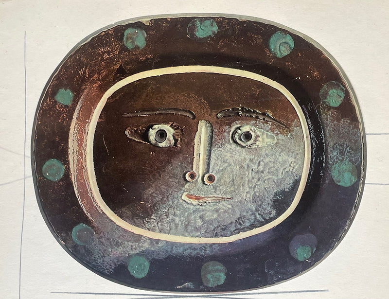 Céramiques de Picasso A 1948 framed lithographic plate from the limited edition