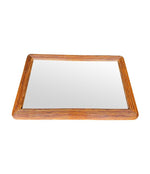 A large landscape or portrait 1970s bamboo mirror