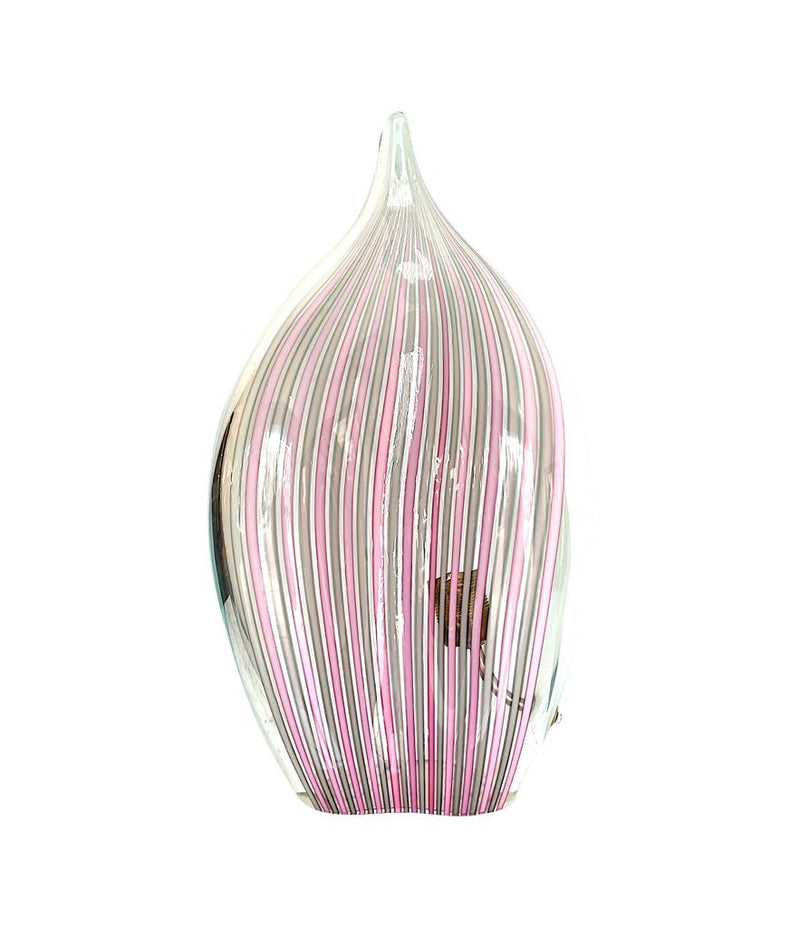 A rare Murano glass tear drop shaped, sculptural lamp by glass "Maestro" Lino Tagliapietra for La Murrina
