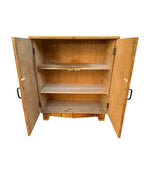 Mid Century bamboo cabinet French Riviera split cane by Audoux and Minet - Mid Century Furniture London