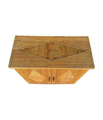 Mid Century bamboo cabinet French Riviera split cane by Audoux and Minet - Mid Century Furniture London
