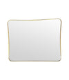 Mid century mirror brass framed Italian 1950s