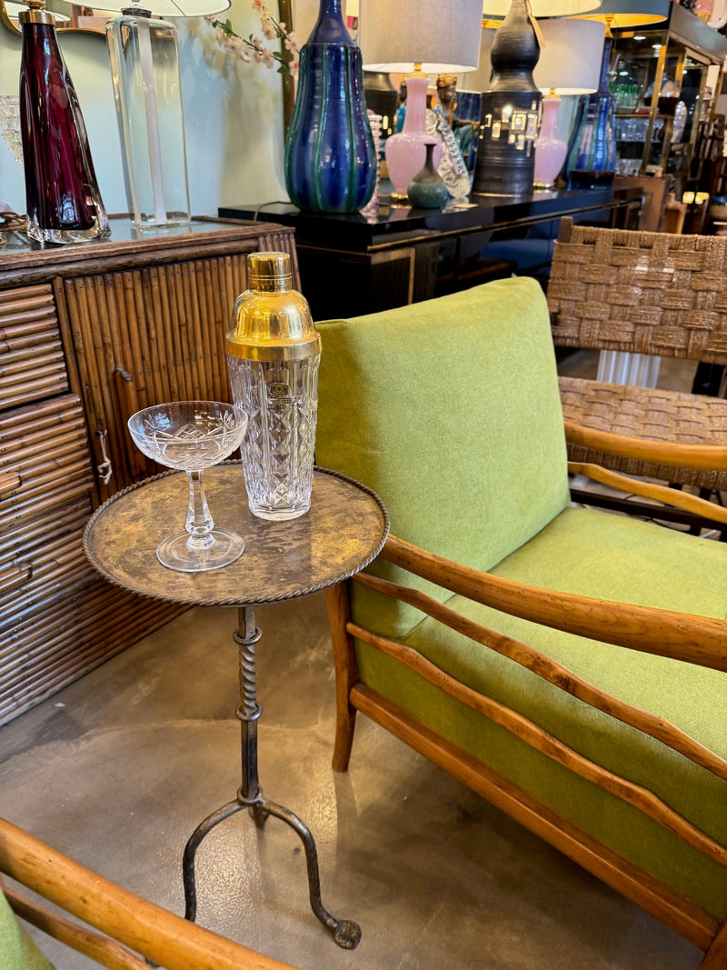 Mid century table martini table wrought iron Spanish 1950s - Mid Century Furniture London