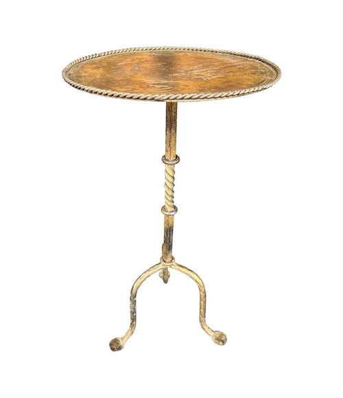 Mid century table martini table wrought iron Spanish 1950s - Mid Century Furniture London