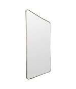 Mid century Italian brass framed mirror with original bevelled plate - mid century mirror