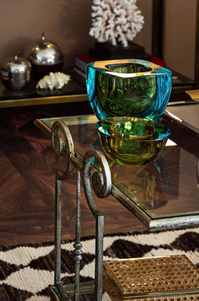Mid Century side tables gilt wrought iron French 1950s - Mid century Furniture London