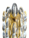Mid century wall sconces Orrefors glass by Carl Fagerlund for Lyfa 1960s