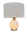 Mid Century table lamps Murano glass and brass by La Murrina 1960s