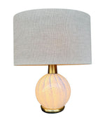 Mid Century table lamps Murano glass and brass by La Murrina 1960s