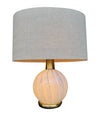 Mid Century table lamps Murano glass and brass by La Murrina 1960s