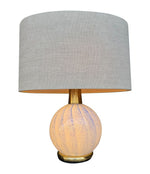 Mid Century table lamps Murano glass and brass by La Murrina 1960s