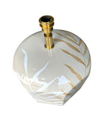 Mid century ceramic table lamps 1970s ceramic lamps by Ugo Zaccanini for Maison Lancel