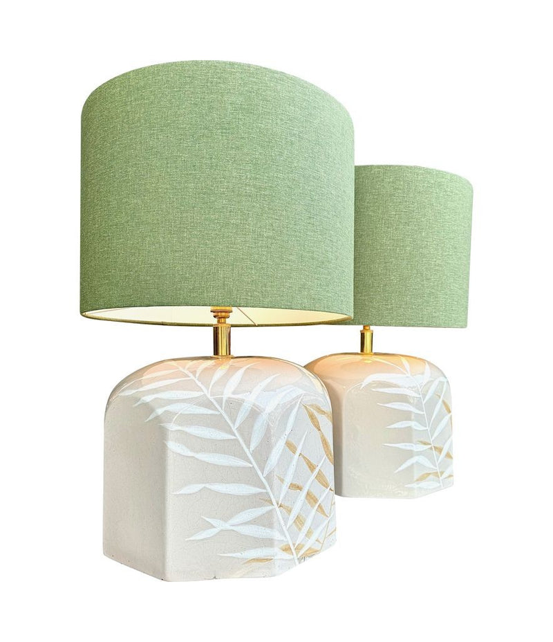Mid century ceramic table lamps 1970s ceramic lamps by Ugo Zaccanini for Maison Lancel