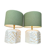 Mid century ceramic table lamps 1970s ceramic lamps by Ugo Zaccanini for Maison Lancel