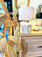 Mid century ceramic table lamps 1970s ceramic lamps by Ugo Zaccanini for Maison Lancel