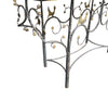 Mid century console table wrought iron with glass or solid marble top 1970s - Mid century furniture London