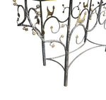 Mid century console table wrought iron with glass or solid marble top 1970s - Mid century furniture London